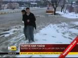 Yurtta Kar Yağışı