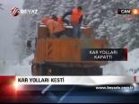 Kar Yolları Kesti