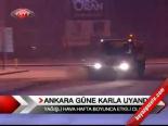 Ankara Güne Karla Uyandı