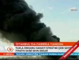 İstanbul'da fabrika yangını online video izle