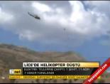 Lice'de helikopter düştü online video izle