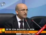 mehmet simsek - 2B'de son başvuru 30 Ekim Videosu