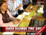 yerel secimler - Erken seçimde 'fire' şoku Videosu