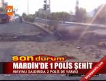 polis araci - Mardin'de 1 polis şehit Videosu