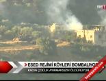 ic savas - Esed rejimi köyleri bombalıyor Videosu