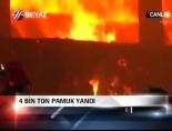 tekstil fabrikasi - 4 bin ton pamuk yandı Videosu