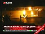 molotof kokteyli - İlköğretim okulunu yakmaya çalıştılar Videosu