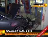 Amasya'da kaza 2 ölü