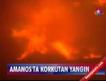 antakya - Amanos'ta korkutan yangın Videosu