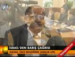 İsrail'den barış çağrısı