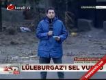 trakya - Lüleburgaz'ı sel vurdu Videosu