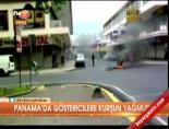 panama - Panama'da göstericilere kurşun yağmuru Videosu