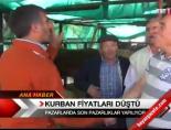 kurban pazari - Kurban fiyatları düştü Videosu