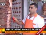 kurban bayrami - Herkes tatilde, onlar iş başında Videosu