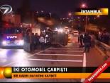 İki otomobil çarpıştı