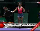 wta tenis turnuvasi - İstanbul'da şampiyon Williams Videosu