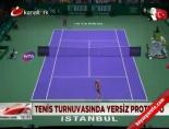 wta tenis turnuvasi - Tenis turnuvasında yersiz protesto Videosu