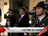 cumhuriyet bayrami - İlk tören Anıtkabir'deydi Videosu