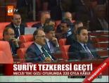 Suriye Tezkeresi Geçti