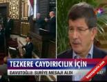 ahmet davutoglu - 'Tezkere caydırıcılık için'' Videosu