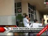 Terör örgütünün çocuk istismarı
