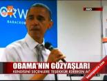 Obama'nın Gözyaşları
