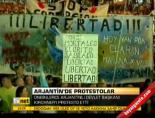 arjantin - Arjantin'de protestolar Videosu