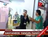 Hastanede Yangın Paniği