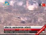 Siirt'te helikopter düştü