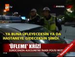 trafik polisi - 'Üfleme' krizi Videosu