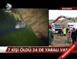 otobus kazasi - 7 kişi öldü, 24 de yaralı var Videosu