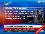 Siirt'teki helikopter kazası online video izle