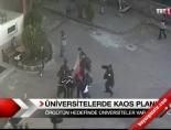 Üniversitelerde Kaos Planı
