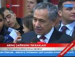 Arınç Çağrısını Tekrarladı