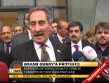 Bakan Günay'a protesto