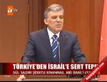 Türkiye'den İsrail'e sert tepki online video izle