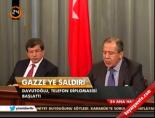 israil - Davutoğlu, telefon diplomasisi başlattı Videosu