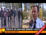 meteoroloji - Türkiye iki mevsimi birden yaşıyor Videosu