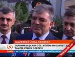 Cumhurbaşkanı Gül 'Bütün bu gayretleri takdir etmek gerekir' online video izle
