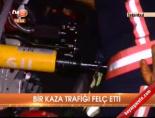 tem otoyolu - Bir kaza trafiği felç etti Videosu