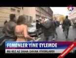 Femenler yine eylemde