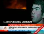 ogrenci yurdu - Yurdun çatısı tamamen yandı Videosu