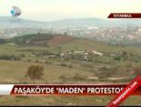 pasakoy - Paşaköy'de maden protestosu Videosu