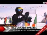 antartika buz maratonu - Buz üstünde maraton Videosu