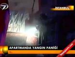 Apartmanda yangın paniği