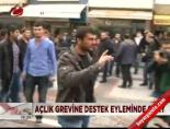 Açlık grevine destek eyleminde olay online video izle