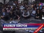 Eylemler Sürüyor