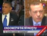 Endonezya'da Konuştu