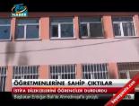 Öğretmenlerine sahip çıktılar