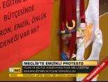 Meclis'te emzikli protesto